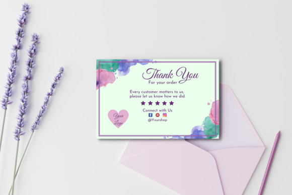 Canva Thank You Card Template for Small Business