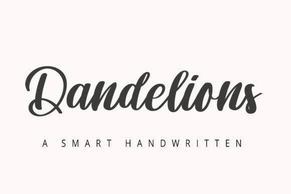 Dandelions: A Handwritten Touch for Every Design Need