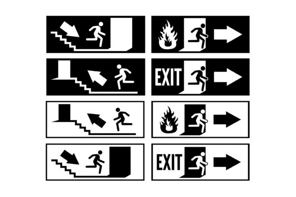 Emergency Exit Sign