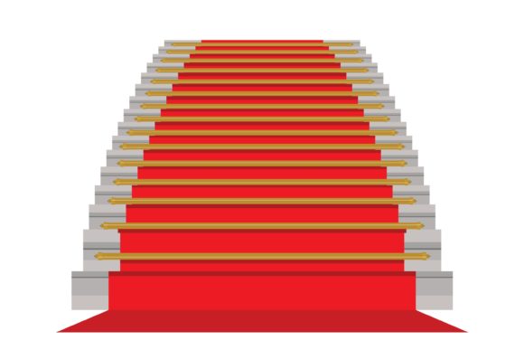 Red Carpet - Vector Illustration: A Versatile Design Asset